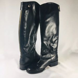 Hunter Sylvie Sz 6.5 Women's Leather Riding Boots